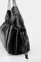 Süet zincirli shopper çanta - 5
