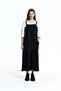 Black Elastic Bust Cargo Dress 19139 - 4