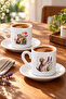 4-Piece Cute Cats Turkish Coffee Cup Set – Model2 - 3
