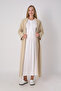 Maternity Nightgown and Robe Set – Winter Maternity Set, Thick Robe and Viscose Nightgown with 4 Buttons