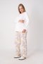Maternity Pajama Set – Maternity Set, Patterned Bottom and Top Combination with Hidden Nursing Panel - 6