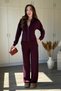 Zippered Trousers Set with Tie Back Detail - 3