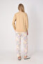Maternity Pajama Set – Maternity Set, Patterned Bottom and Top Combination with Hidden Nursing Panel - 4