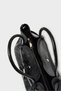 Belt-Detailed Hand and Shoulder Bag - Faux Fur Black - 6