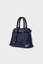 Accessory-Detailed Handbag-Dark Blue - 2