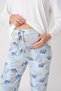 Maternity Pajama Set – Maternity Set, Patterned Bottom and Top Combination with Hidden Nursing Panel - 6