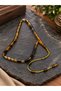 Cut-Out Model Salih Usta Made Amber Prayer Beads, Wrist Length Fire Orange - 2