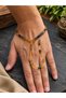 Cut-Out Model Salih Usta Made Amber Prayer Beads, Wrist Length Fire Orange