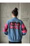Cartoon Character Digital Print Jacket - 2