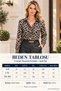 Leopard Touch Every Moment of the Day - Women's Long Sleeve Buttoned Modal Printed Shirt - 6