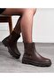 Endless Elastic Daily Rubber Sole Vegan Leather Boots - 2