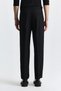 Relaxed Wool Blend Pleated Trousers - 5