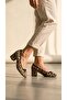 Louisa Women's Leopard Genuine Leather / Textile Inner Lining 5 cm Heeled Bow Shoes - 2