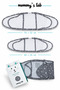 0-4 Months New Season Patterned Colorful 100% Cotton Ready-Made Half Sash Swaddle Belt (Oeko Tex Cif Certified) - 3