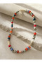 Colorful Natural Stone Necklace - Carnelian, Sodalite, Moonstone, Sunstone, and Jasper |   Mosaic