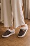 Kex 014 Women's Plush Fur Quilted House Slippers - Warm, Soft, Thick Soled Slippers - 3