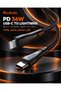 طقم شاحن USB-C PD بقوة 20 واط، كابل لايتنينج بطول 1.2 متر، قابس بريطاني، أسود - 6