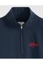 Relaxed Fit Zip Neck Sweatshirt / Comfortable Fit Sweatshirt with Zip Collar - 7