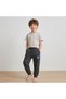 100% Cotton Sweatpants with Side Pockets 3Y,4Y,5Y,6Y,7Y,8Y Men's Smoked