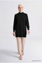 High Collar Basic Knitwear Tunic Black - 2