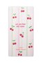 2027 Year Linen Weekly Planner Checkered Pocket Agenda 9X18 cm Cherry - 4