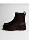 Endless Elastic Daily Rubber Sole Vegan Leather Boots - 3