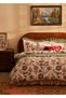 100% Cotton Satin Grandma Double Duvet Cover Set Ecru (200X220 cm) - 8