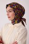 Mixed Pattern Twill Silk Scarf 4402D