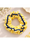 Striped Gingham Elastic Buckle