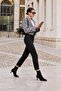 Women's Daily Stylish Elegant Stretch Form Kitten Heel Boots & Booties - 7