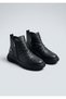 D26Kb-1015 Genuine Leather Double Zipper Comfort Boots for Women - 5