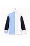 Women's Double Color Knitwear Garnished Striped Shirt Mta-T70 - 4