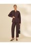 Women Brown Pleat Detail Active Sweatshirt - 2