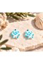 Handmade Murano Glass White Angel Fish Beads (2 Pieces) - 2