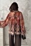 Brown Digital Printed Shirt - 5