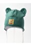 Bear hat, green pattern - 3