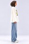 Women's White Lemonade Printed Oysho Fabric Oversize Tunic - 4