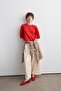 Basic Cotton Tina Bodysuit Red - 2