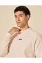 Men Beige Plain Sweatshirt - 4