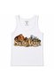 Saudi Arabia Heritage – Alula, Riyadh Skyline & Desert Landmarks Graphic Tank Top