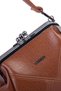 Mini Vintage Scholarship Clip-On Women's Shoulder and Crossbody Bag Taba Victoria (20X17 cm) - 2