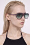 Elvis Grey Green Gradient Sunglasses - 3