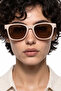 Relsa Beige Brown Sunglasses