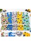 Boy's 95% Cotton Lycra Advantageous Package Mixed Pattern 5-Pack Undershirt and 5-Pack Boxer Set - 2