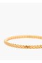 Gloo Pack of 4 Gold Tone Assorted Bangle - 8