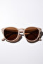 Veron Beige Brown Sunglasses - 4