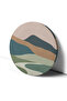 Decorative 3-Piece Round Canvas Painting Set - Model 7 - 3