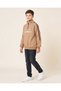 Senior Boys Tan High Neck Sweatshirt - 2