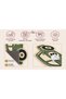 Eta Car Patterned Woven Base Decorative Children's and Playroom Carpet -Eta4309 - 5