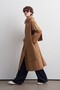 Shawl Collar Long Trench Coat Camel - 3